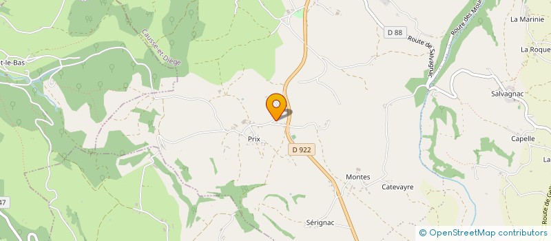 localisation de l'entreprise SCI CLCD  CAUSSE-ET-DIEGE