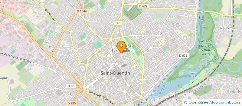 localisation de l'entreprise SCI CLCVD à SAINT-QUENTIN