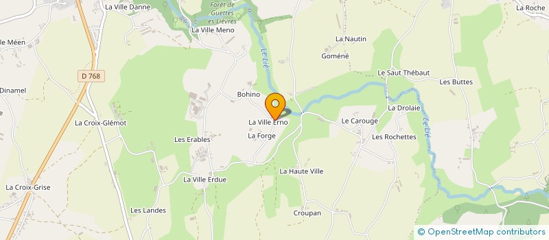 localisation de l'entreprise SCI CLD  PLOUGUENAST-LANGAST