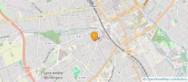 localisation de l'entreprise SCI CLDS  SAINT-ANDRE-LES-VERGERS