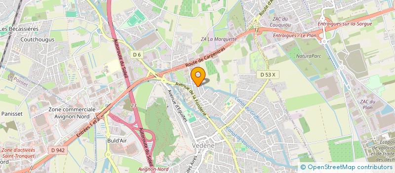 localisation de l'entreprise SCI CLE  VEDENE