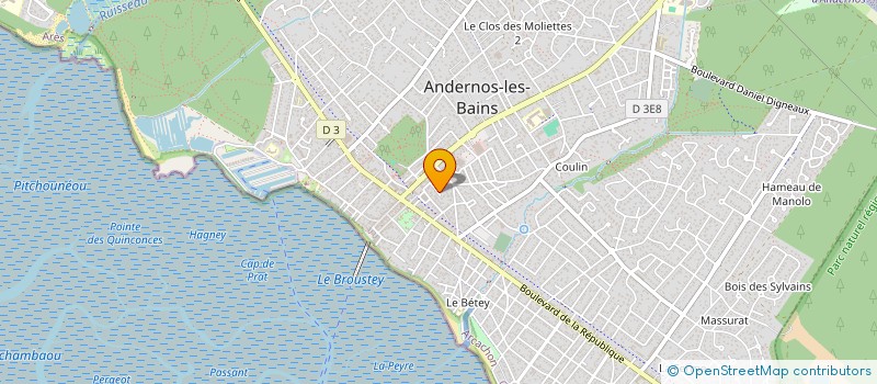 localisation de l'entreprise SCI CLE DE SOL  ANDERNOS-LES-BAINS