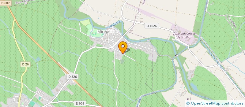 localisation de l'entreprise SCI CLE-IMMO  MIREPEISSET