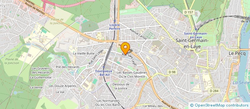 localisation de l'entreprise SCI CLE-RO  SAINT-GERMAIN-EN-LAYE