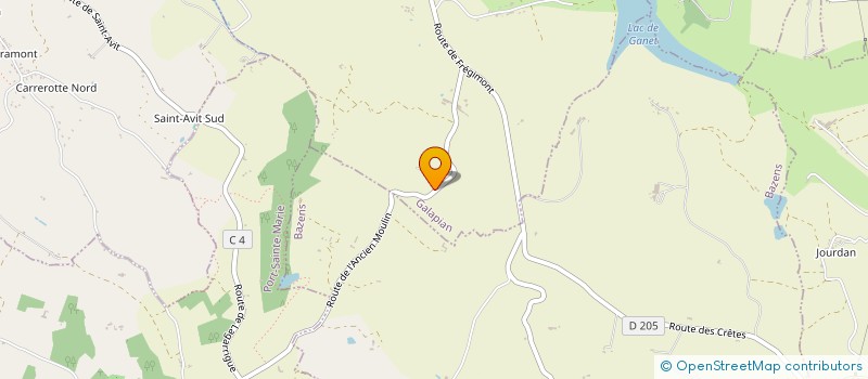 localisation de l'entreprise SCI CLEA  GALAPIAN