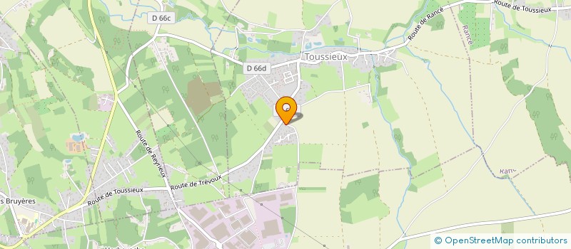 localisation de l'entreprise SCI CLEA  TOUSSIEUX