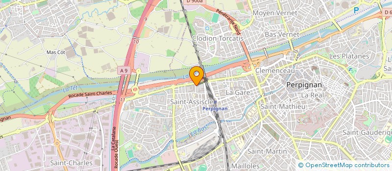 localisation de l'entreprise SCI CLEA  PERPIGNAN