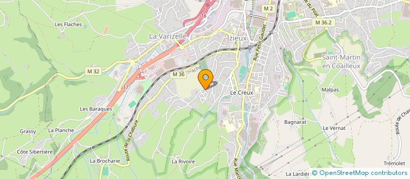 localisation de l'entreprise SCI CLEA IMMO  SAINT-CHAMOND