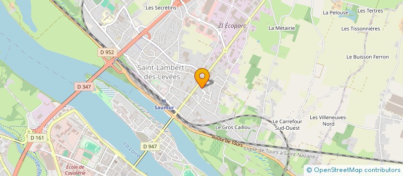 localisation de l'entreprise SCI CLEA IMMO  SAUMUR