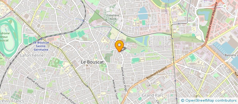 localisation de l'entreprise SCI CLEAL  LE BOUSCAT