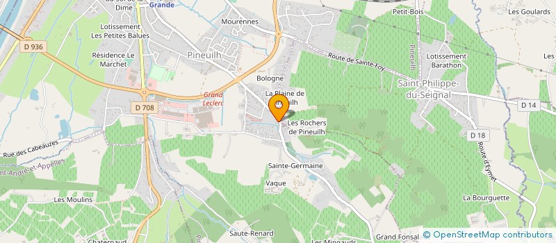 localisation de l'entreprise SCI CLEALCO  FOUGUEYROLLES