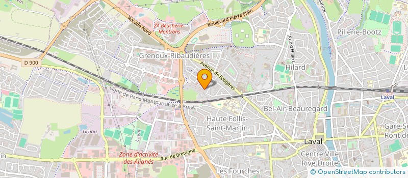 localisation de l'entreprise SCI CLEALOU à LAVAL