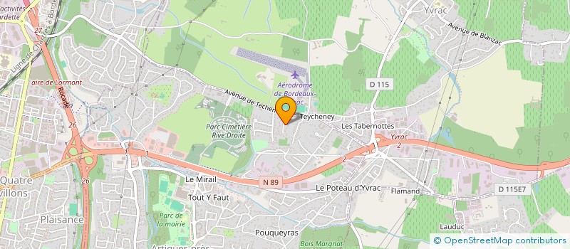 localisation de l'entreprise SCI CLEAU  ARTIGUES-PRES-BORDEAUX