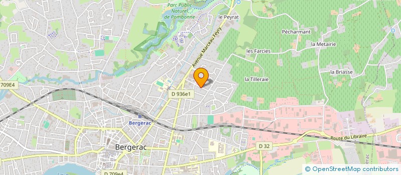 localisation de l'entreprise SCI CLEAUME à BERGERAC