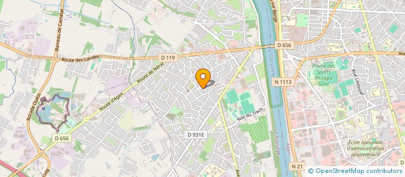 localisation de l'entreprise SCI CLEBEMINA  LE PASSAGE