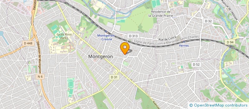 localisation de l'entreprise SCI CLEBENI  MONTGERON