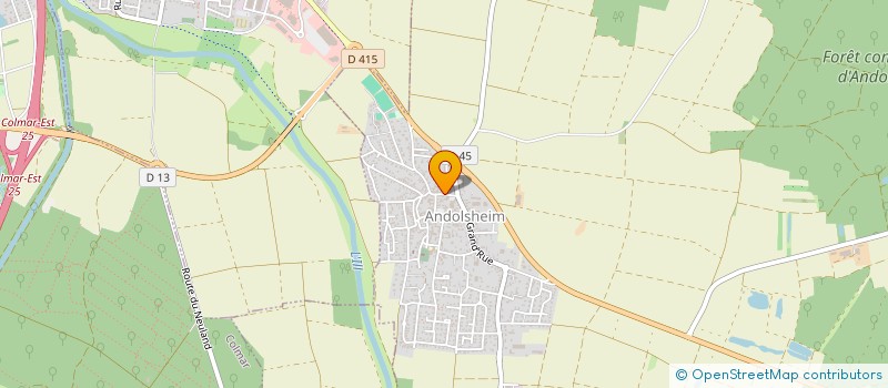 localisation de l'entreprise SCI CLEBERT  ANDOLSHEIM