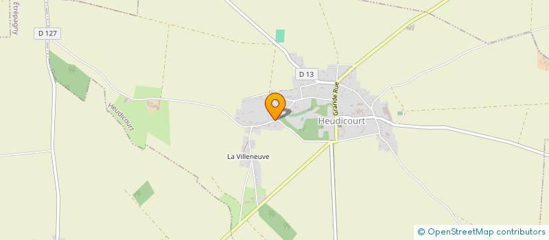 localisation de l'entreprise SCI CLECENLYN  HEUDICOURT