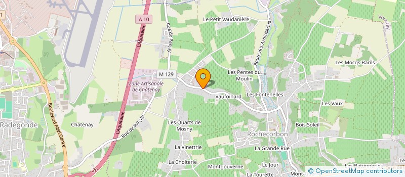 localisation de l'entreprise SCI CLECOAD à ROCHECORBON
