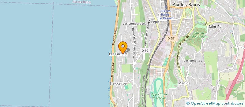 localisation de l'entreprise SCI CLED  TRESSERVE