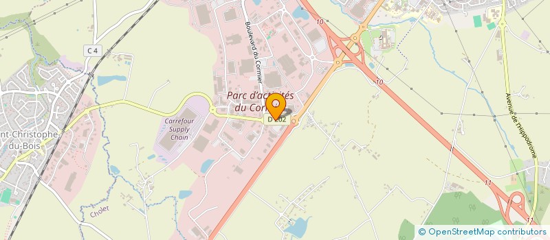 localisation de l'entreprise SCI CLEDA à CHOLET