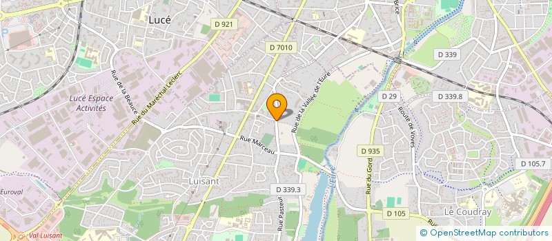 localisation de l'entreprise SCI CLEDAF à CHARTRES