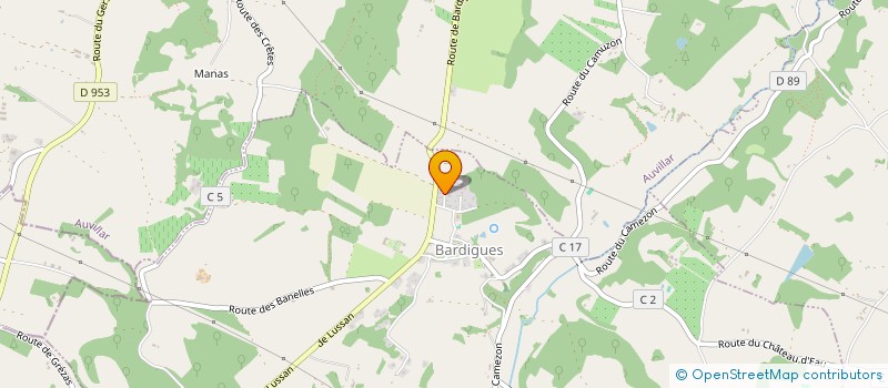 localisation de l'entreprise SCI CLEDAM  BARDIGUES