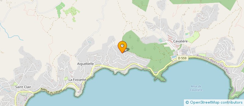 localisation de l'entreprise SCI CLEDE à LE LAVANDOU