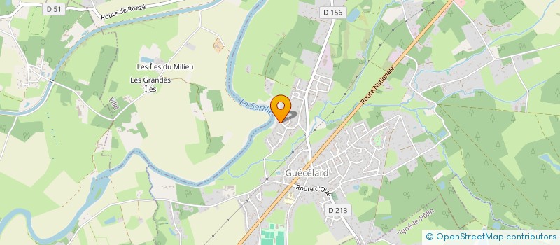 localisation de l'entreprise SCI CLEDIC  GUECELARD