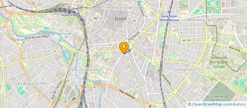localisation de l'entreprise SCI CLEDIX à DIJON