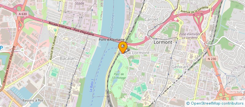 localisation de l'entreprise SCI CLEDO  LORMONT