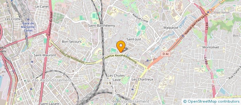 localisation de l'entreprise SCI CLEDO à MARSEILLE