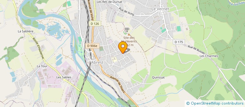 localisation de l'entreprise SCI CLEDOC  ABREST