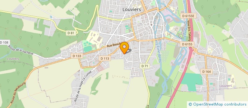 localisation de l'entreprise SCI CLEDOR à LOUVIERS