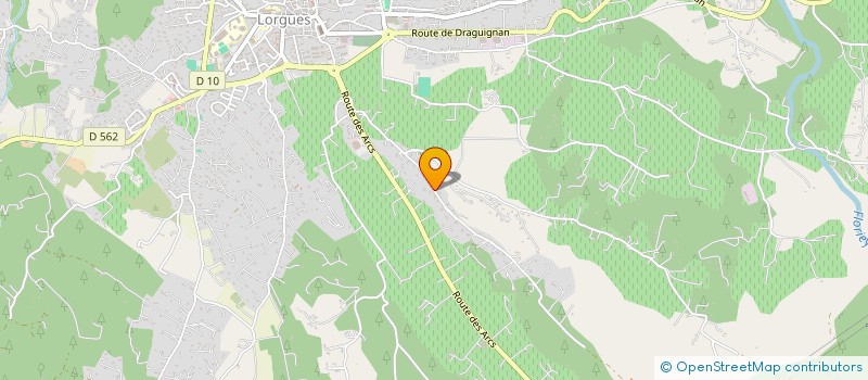 localisation de l'entreprise SCI CLEEFLAND  LORGUES