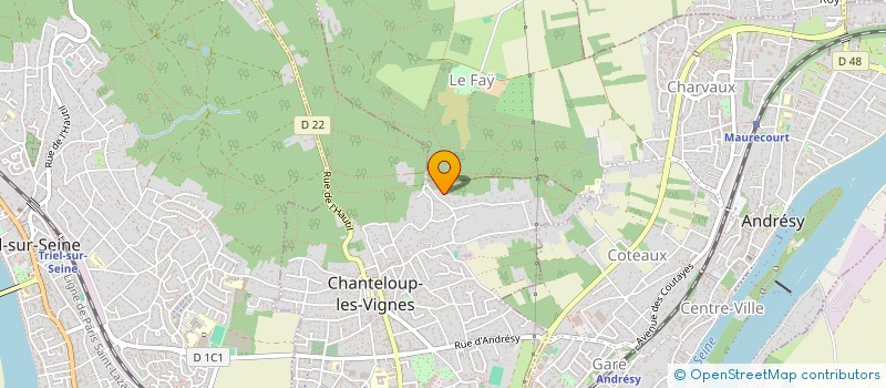localisation de l'entreprise SCI CLEES  CHANTELOUP-LES-VIGNES