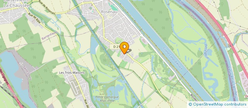 localisation de l'entreprise SCI CLEF  ROSENAU