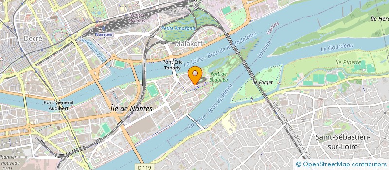 localisation de l'entreprise SCI CLEF DE VOUTE  NANTES