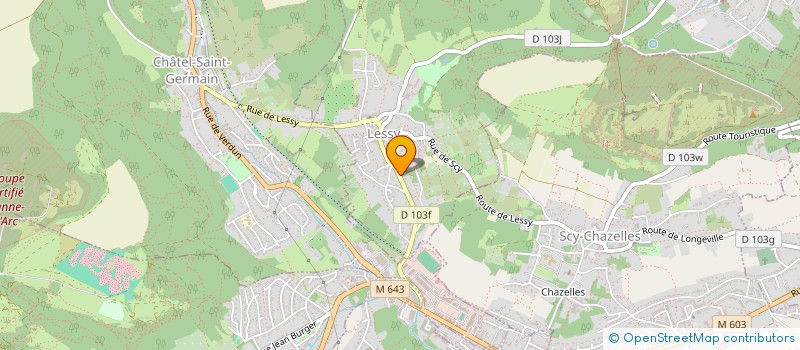 localisation de l'entreprise SCI CLEG  LESSY