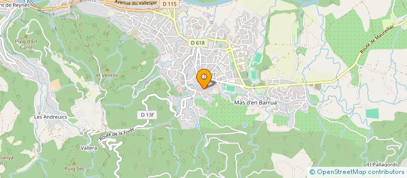 localisation de l'entreprise SCI CLEGE  CERET