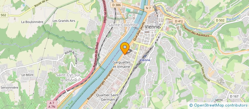 localisation de l'entreprise SCI CLEGIRE  VIENNE