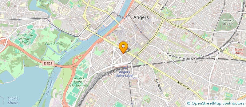 localisation de l'entreprise SCI CLEJA à ANGERS