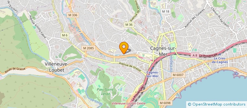 localisation de l'entreprise SCI CLEJOR à CAGNES-SUR-MER