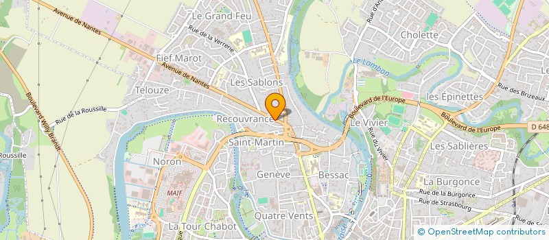 localisation de l'entreprise SCI CLEKA à NIORT