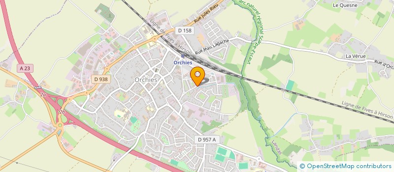 localisation de l'entreprise SCI CLEKAS  ORCHIES