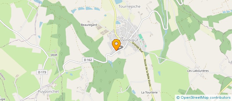 localisation de l'entreprise SCI CLELIA à MONTEMBOEUF