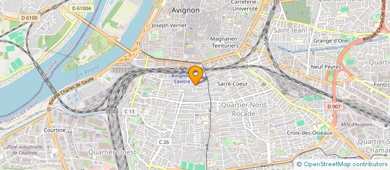 localisation de l'entreprise SCI CLELICE  AVIGNON