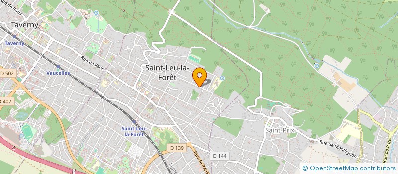 localisation de l'entreprise SCI CLELISA  SAINT-LEU-LA-FORET