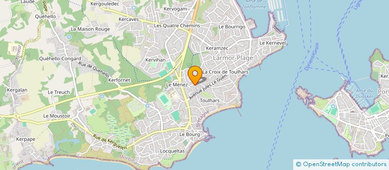 localisation de l'entreprise SCI CLELOUTO  LARMOR-PLAGE