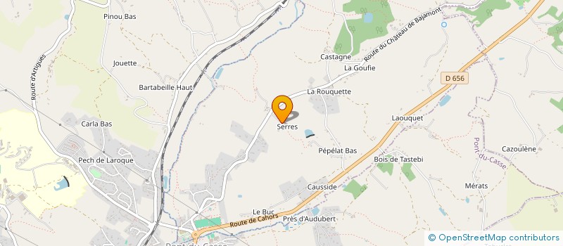 localisation de l'entreprise SCI CLELUQ  BAJAMONT